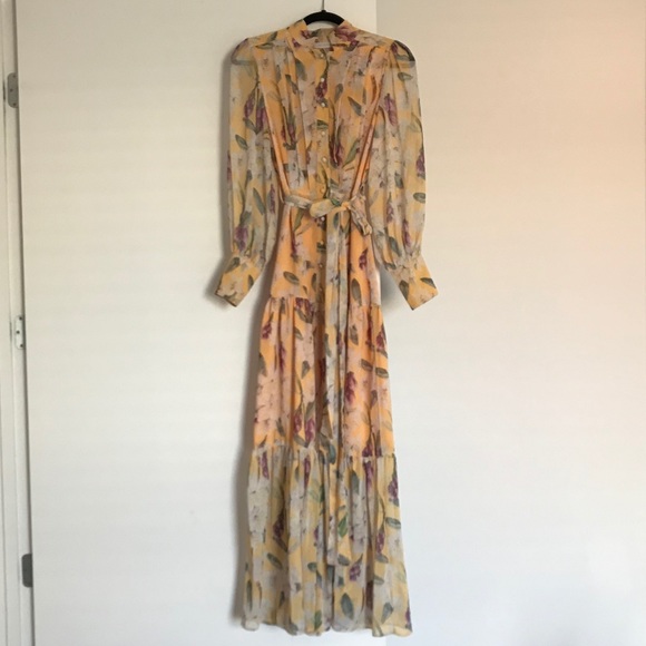 Zimmermann Dresses & Skirts - Zimmermann XS gorgeous floral yellow dress